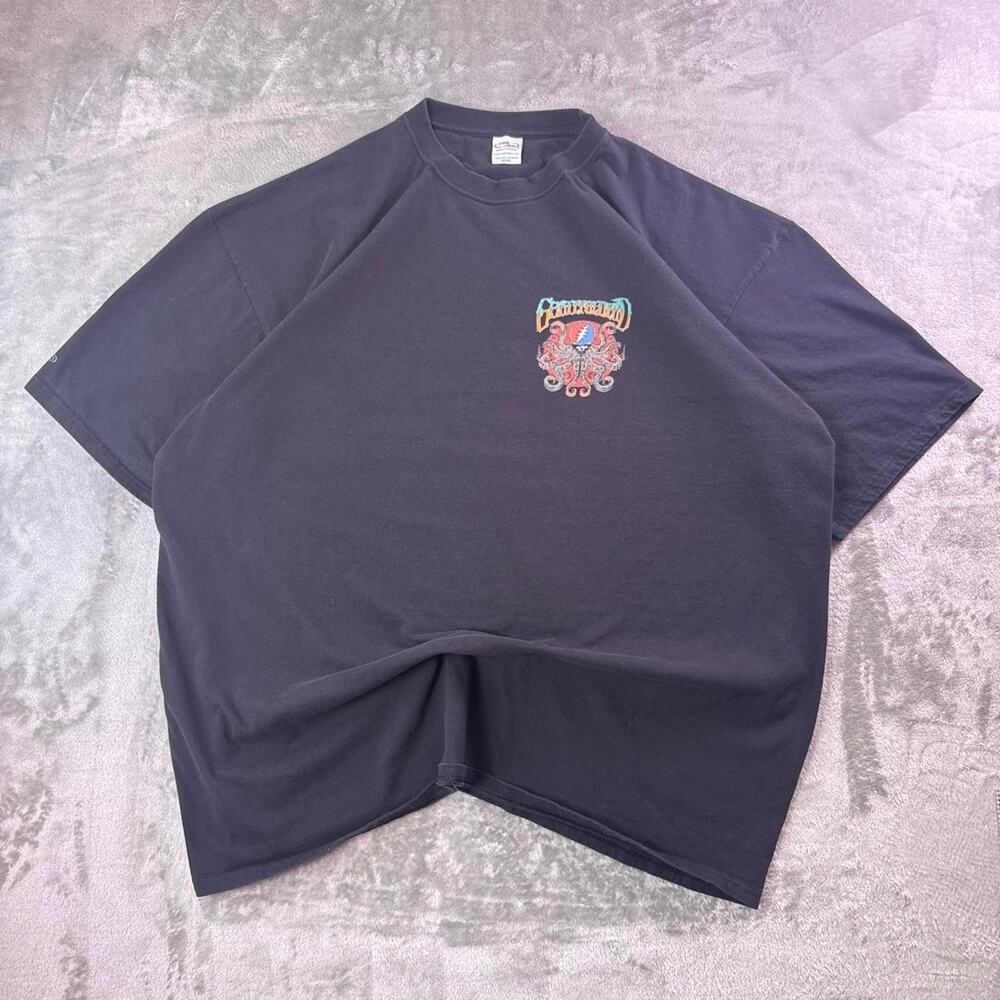Grateful Dead Kraken Crazy Shirts Black Graphic Band T-shirt Size XXXL